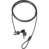 Dicota káblový zámok pre notebooky, kódový zámok s kľúčom ďalšie kľúč slúži ako náhradný 2 m Security T-Lock Value, Single (3x7 mm slot); D30835