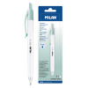Pero guľôčkové MILAN P1 Antibacterial 1,0 mm modré - blister
