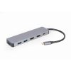 GEMBIRD Gembird A-CM-COMBO3-03 USB Type-C 3-v-1 viacportový adaptér (Hub + HDMI + PD)