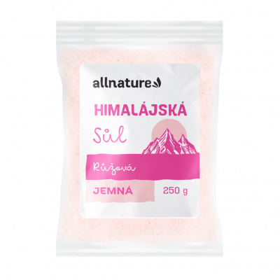 Allnature Himalájska soľ ružová 250 g