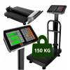 Elektronická skladová váha LCD 150 kg Platformová komoditná LEO