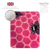 DRYBED Premium Vet Bed Včely fuchsia 150 x 100 cm