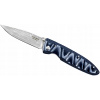 Nôž - Folding knife Classic Wave Blue Damascus Mcusta (Nôž - Folding knife Classic Wave Blue Damascus Mcusta)