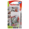 FISCHER hmoždinky DUOPOWER 6x30 WH 6ks blister