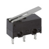 ZF Mikrospínač, typ ovladače: Páka se závěsem SPDT, 30 V dc, 125 V ac, 50 mA, Svorka PCB, IP40, 0.44N