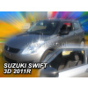 Deflektory - Suzuki Swift 3-dvere 2010-2017 (predné)