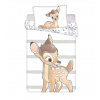 Jerry Fabrics Disney obliečky do postieľky Bambi stripe baby 1x 100/135, 1x 60/40