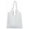 Kožené kabelka shopper bag Vittoria Gotti biela 165