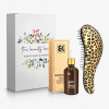 Beauty BOX rozčesávacia kefa Dtangler s motívom leopard + moringový olej