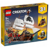 Stavebnica LEGO Creator 3 v 1 Pirátska farma, 1260 dielikov, pre deti od 9 rokov