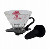Hario szklany Drip V60-02 czarny do kawy łyżeczka (Hario szklany Drip V60-02 czarny do kawy łyżeczka)