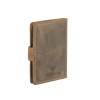 GreenBurry Leather card holder with money clip 