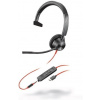 Poly Blackwire 3315 MS, slúchadlá, USB-C/A adaptér, mono 8X218AA