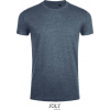 SOL´S IMPERIAL FIT / Pánske tričko Slim fit - denim XXL