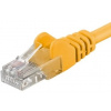 PremiumCord sputp03Y patch UTP, RJ45-RJ45, level 5e, 3m, žlutý