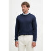 Tommy Hilfiger sveter pánsky s bavlnou NEW YORK MW0MW41820 tmavomodrá M