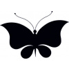 ARTEMISS Motýl - plastová šablona 344 Rozměr: D 29x29cm