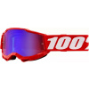 100% ACCURI 2 JUNIOR Goggle Red - Mirror Red Lens