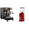 Lelit MaraX3 PL62X3, black + Eureka Atom W 75, ferrari red