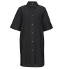 Karl Lagerfeld Krátke šaty BRODERIE ANGLAISE SHIRTDRESS Čierna