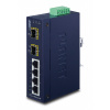 PLANET ISW-621TF sieťový prepínač Nespravované L2 Fast Ethernet (10/100) Modrá (ISW-621TF)
