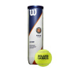 Tenisové míče WILSON ROLAND GARROS CLAY COURT (4ks) WRT115000