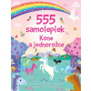 555 samolepiek - Kone a jednorožce