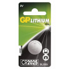 GP Lítiová gombíková batéria GP CR2025 1ks v blistri 1042202511