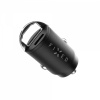 Adaptér do auta FIXED s výstupom USB-C a USB-A Mini + podpora PD a QC 3.0 30 W čierny