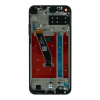 Huawei P40 lite E / Y7p čierny OEM LCD displej s dotykovou obrazovkou a rámom, predný panel