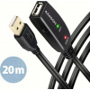 AXAGON ADR-220, USB 2.0 A-M -> A-F aktivní prodlužovací / repeater kabel, 20m