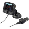 Renkforce RF-CRDAB-100 DAB+ rádio adaptér do auta uchytenie prísavkami, streamovanie hudby cez Bluetooth; RF-6721070
