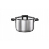 Hrniec, kastrol - Fiskars hrniec s pokrievkou 3,5L Hard Face Steel (Hrniec, kastrol - Fiskars hrniec s pokrievkou 3,5L Hard Face Steel)