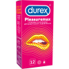 Durex Pleasuremax kondóm s vrúbkami a výstupkami pre stimuláciu oboch partnerov nominálna šírka: 56 mm 12 kusov