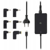 NEDIS univerzálny adaptér k notebooku / 65 W / 5 / 9 / 12 / 15 / 20 V DC / 2.4 / 3.0 / 3.25 A / USB-C