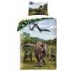 Halantex Obojstranné bavlna obliečky Jurassic World Dinosaury JW-21BL 140x200 70x90