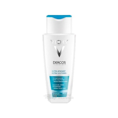 VICHY DERCOS ULTRA SOOTHING Sensitive gras šampón na mastné vlasy (M9070100) 1x200 ml
