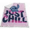 Lilo a Stitch Hřejivá deka Disney 120x150cm Stitch Just Chill