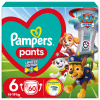 Pampers Pants Paw Patrol 6 Detské plienkové nohavičky (14-19 kg) 60 jednorazových nohavičiek