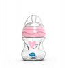 Nuvita Collection sklenená dojčenská fľaša 140ml - pink - 6013