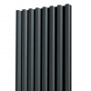 Lamelový panel + soklový LED profil - 48,4 cm - Antracit Odtieň dosky: K365 HP