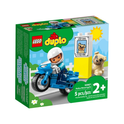 LEGO® DUPLO® 10967 Policajná motorka