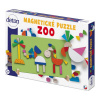 Detoa Magnetické puzzle ZOO drevený design