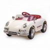 BABY MIX Elektrické Autíčko Retro Pearl Biela