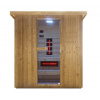 Sanotechnik Lahti vonkajšia kombinovaná sauna (infra + fínska sauna) pre 5-6 osôb, 198x181,5cm