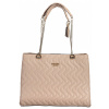 Dámska kabelka cez rameno Guess púdrovej farby, nákupná taška 39 x 29 x 12 cm