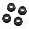 JMP Matica Rozeta sada JMP BOLT M10X1.25MM AL RAC čierna pre Kawasaki Vulcan VN1500 1999-2005