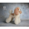 Mr Jiang Teddy Body Vymeniteľná parochňa imitujúca srsť, biela a zlatá