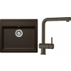 Set Schock S10-2 (dřez Mono N-100 Bronze + baterie Epos.120 Bronze)