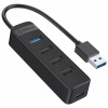 Hub Orico TWU32-4A USB-A 3.0 / 4x USB-A 3.0 + 3x USB-A 2.0 + USB-C 5V/3A - Rozbočovač